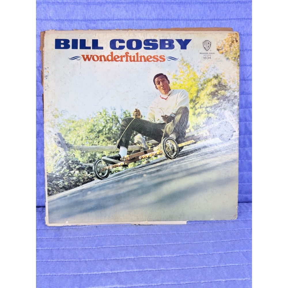 Bill Cosby Wonderfulness LP 1966 Warner Bros W1634 MONO Gold Label Vintage